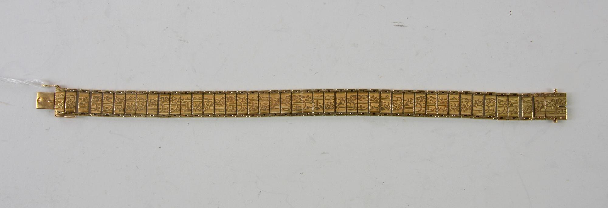 ARMLÄNK, guld 18 K.