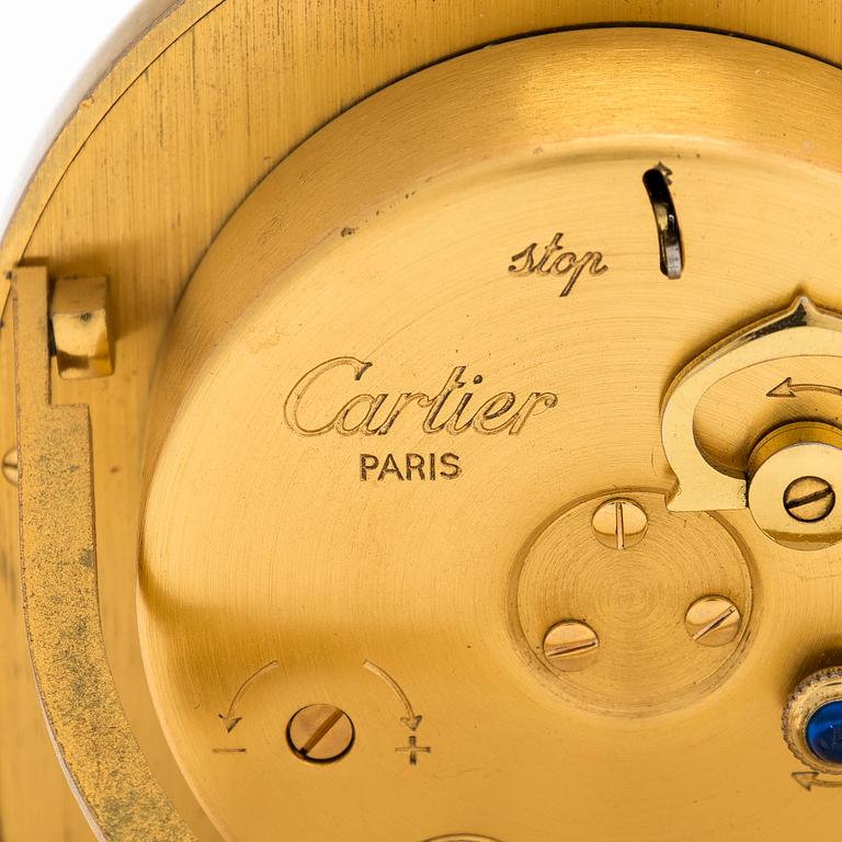 Cartier, alarm clock, 78 mm.