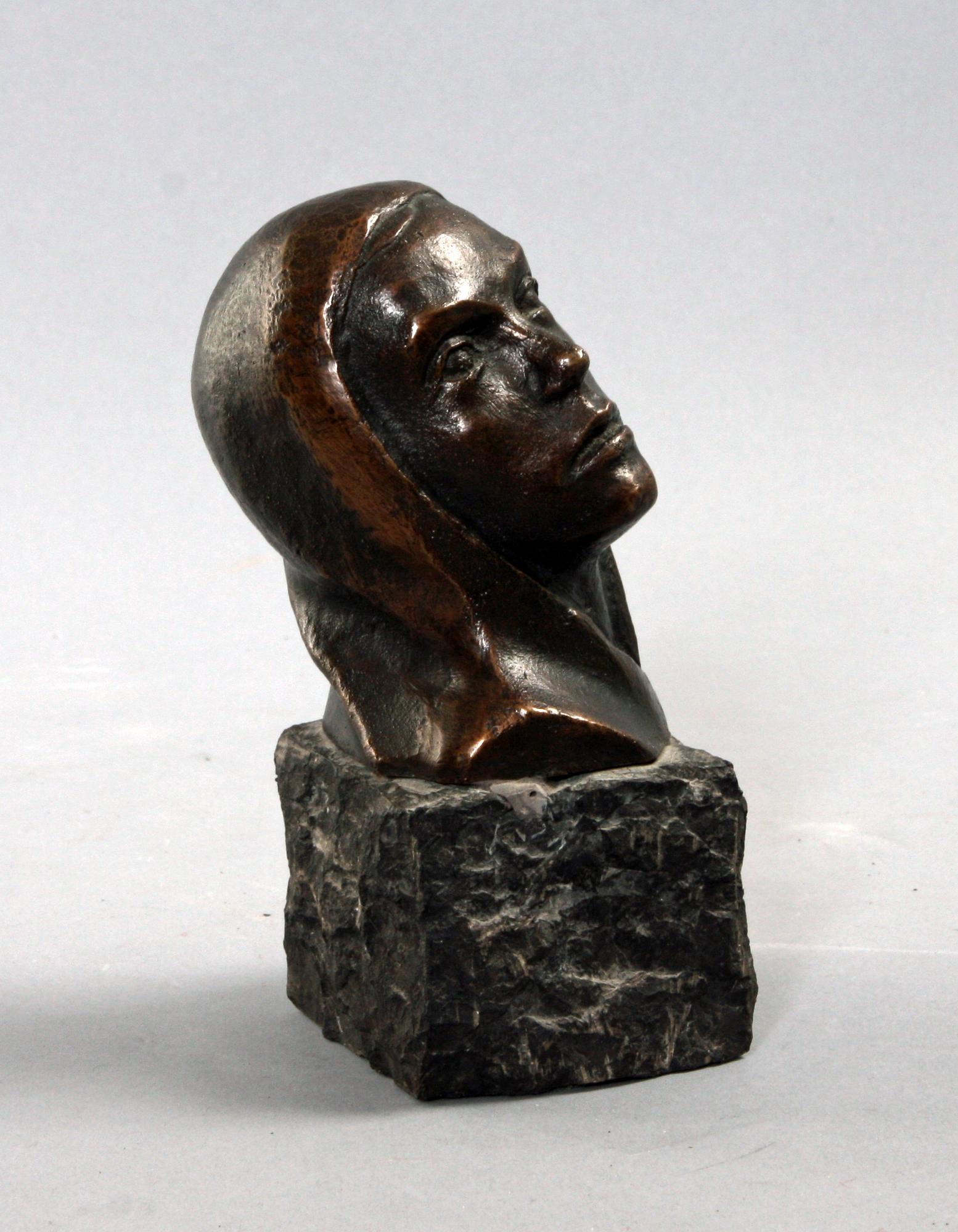 AXEL OLSSON, skulptur, brons, monogramsign.