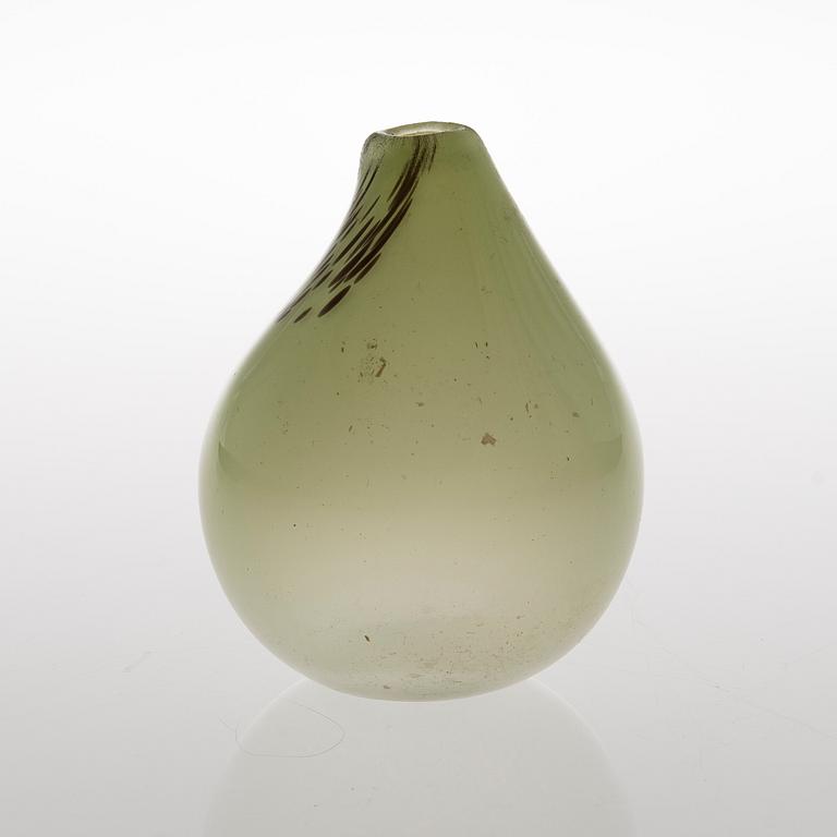 TAPIO WIRKKALA, MALJAKKO, "Päärynä", lasia, signeerattu Tapio Wirkkala Iittala.