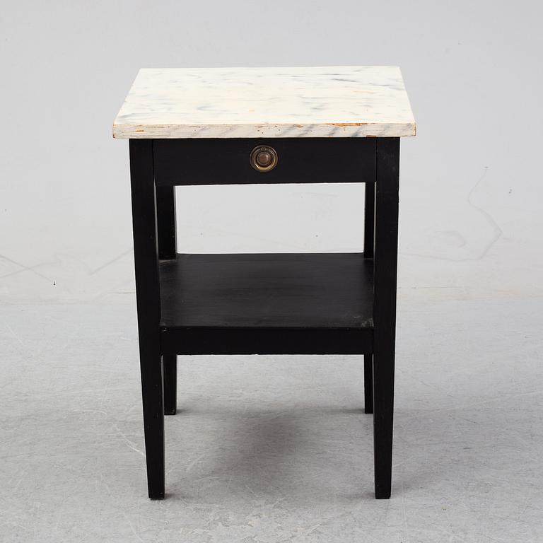 A painted sidetable, mid 20th Century.