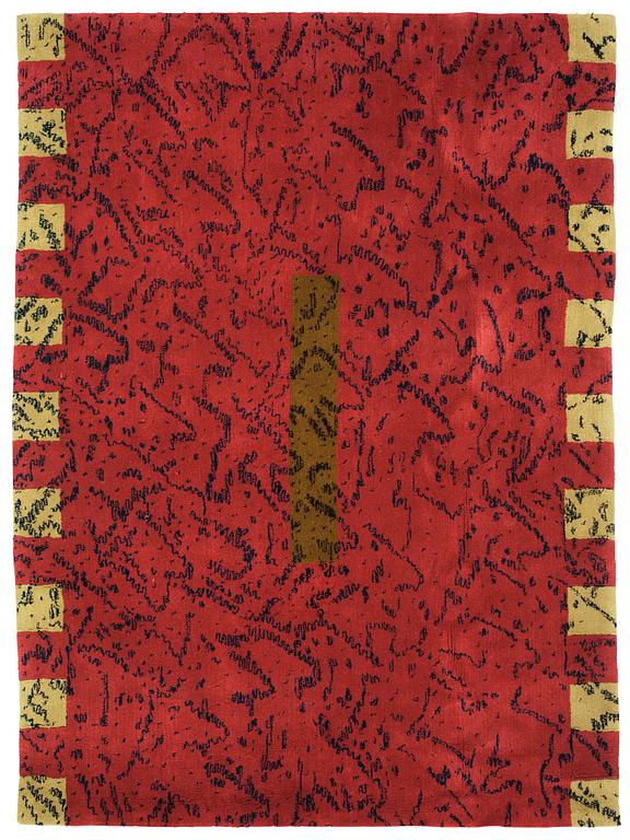 Maria Löw, MATTA. "Torner I". Robottuftad. 248 x 184,5 cm. Designad av Maria Löw 1991.