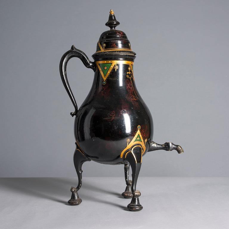 SAMOVAR, tenn, empir, 1800-talets början.