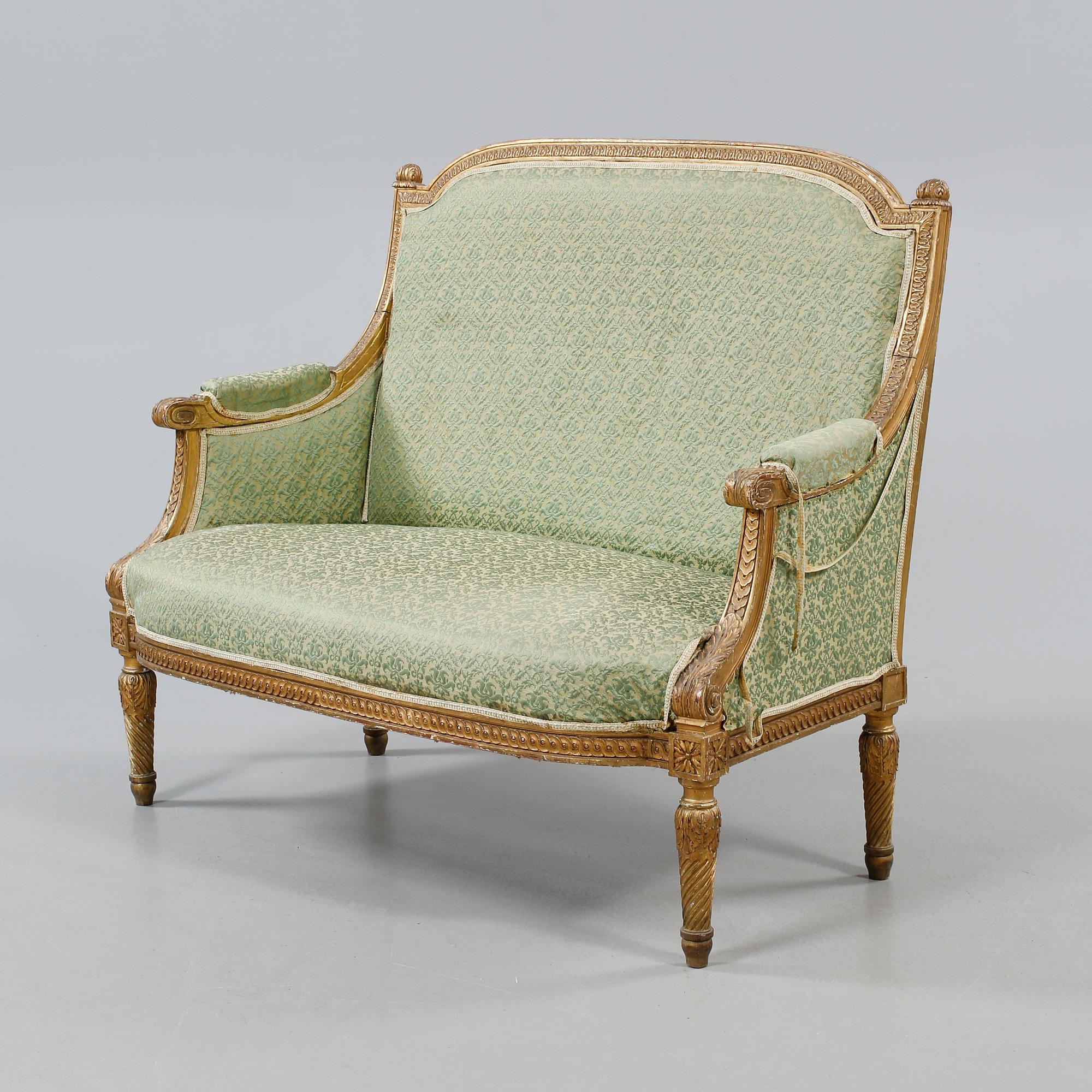 SOFFA, Frankrike, Louis XVI-stil, omkring år 1900.