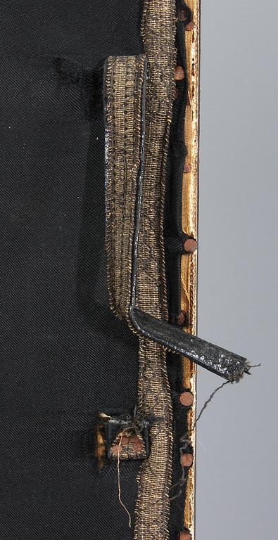 VÄGGSKÄRM, Elisabeth Warling, sign, omkring sekelskiftet 1800/1900.