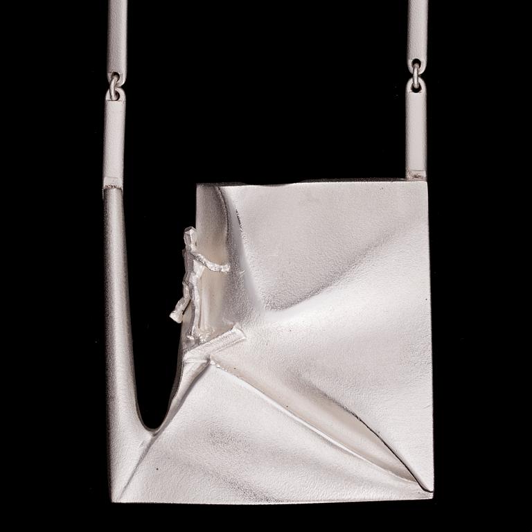 HALSSMYCKE, Cliffhanger, sterlingsilver, Björn Weckström Lapponia 2003.
