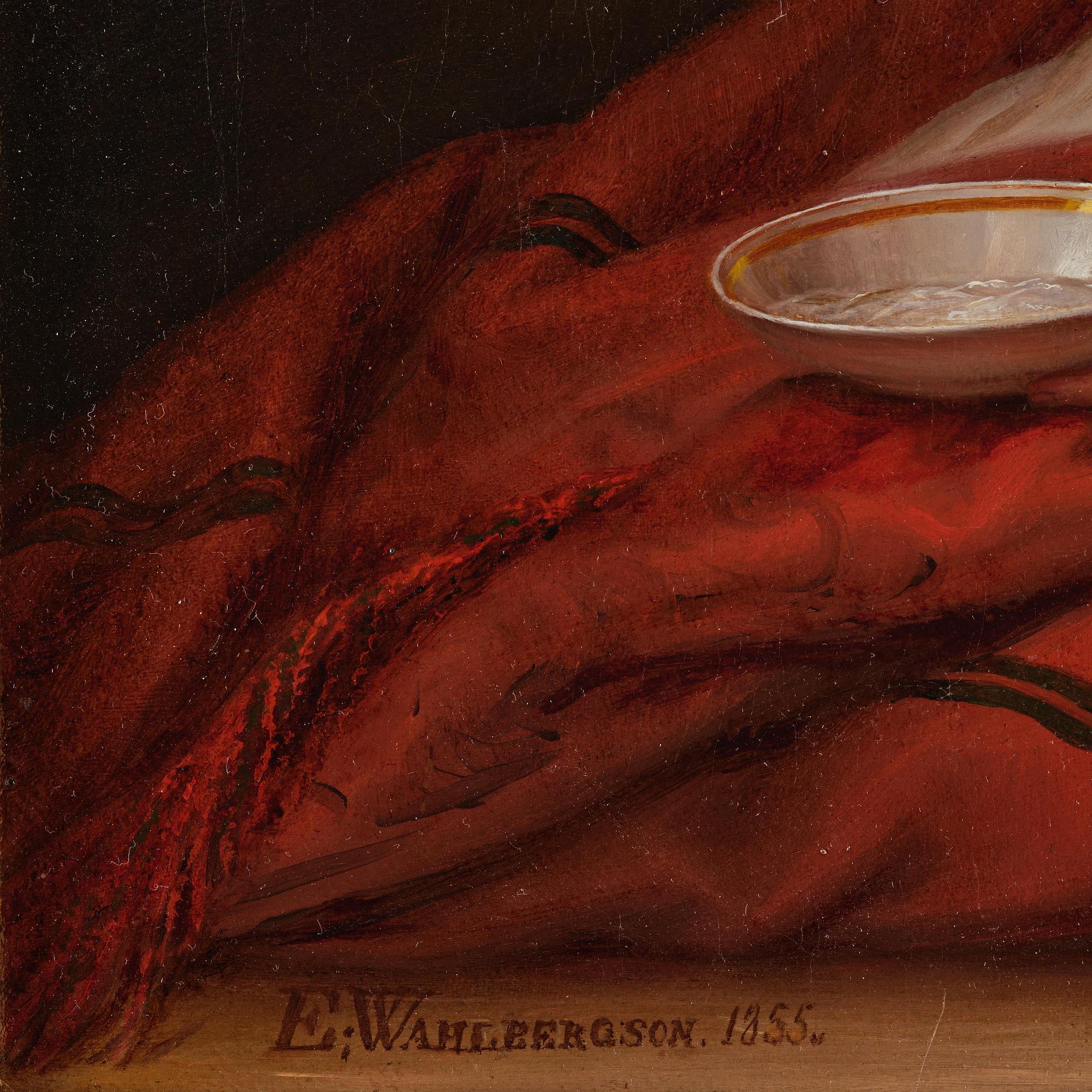 Erik Wahlbergson, Girl blowing soap bubbles.