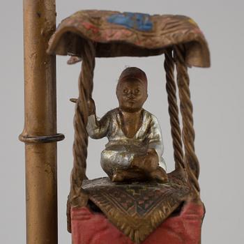 An early 20th century colonial style table lamp.