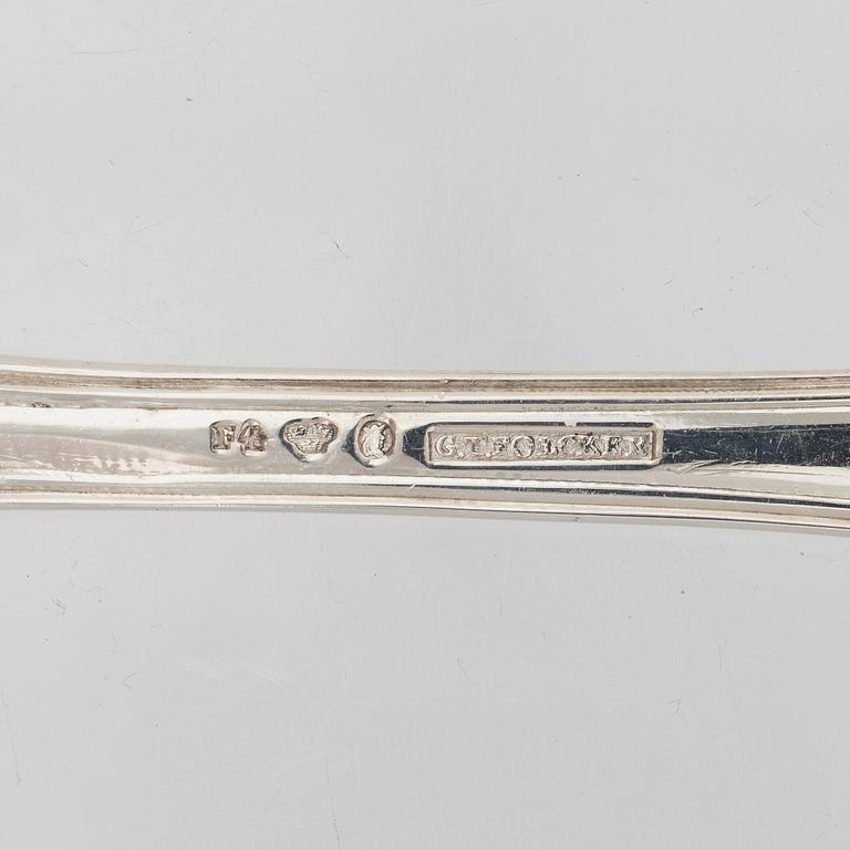 A 78-piece Swedish silver cutlery, including CG, Hallberg, Stockholm 1940.