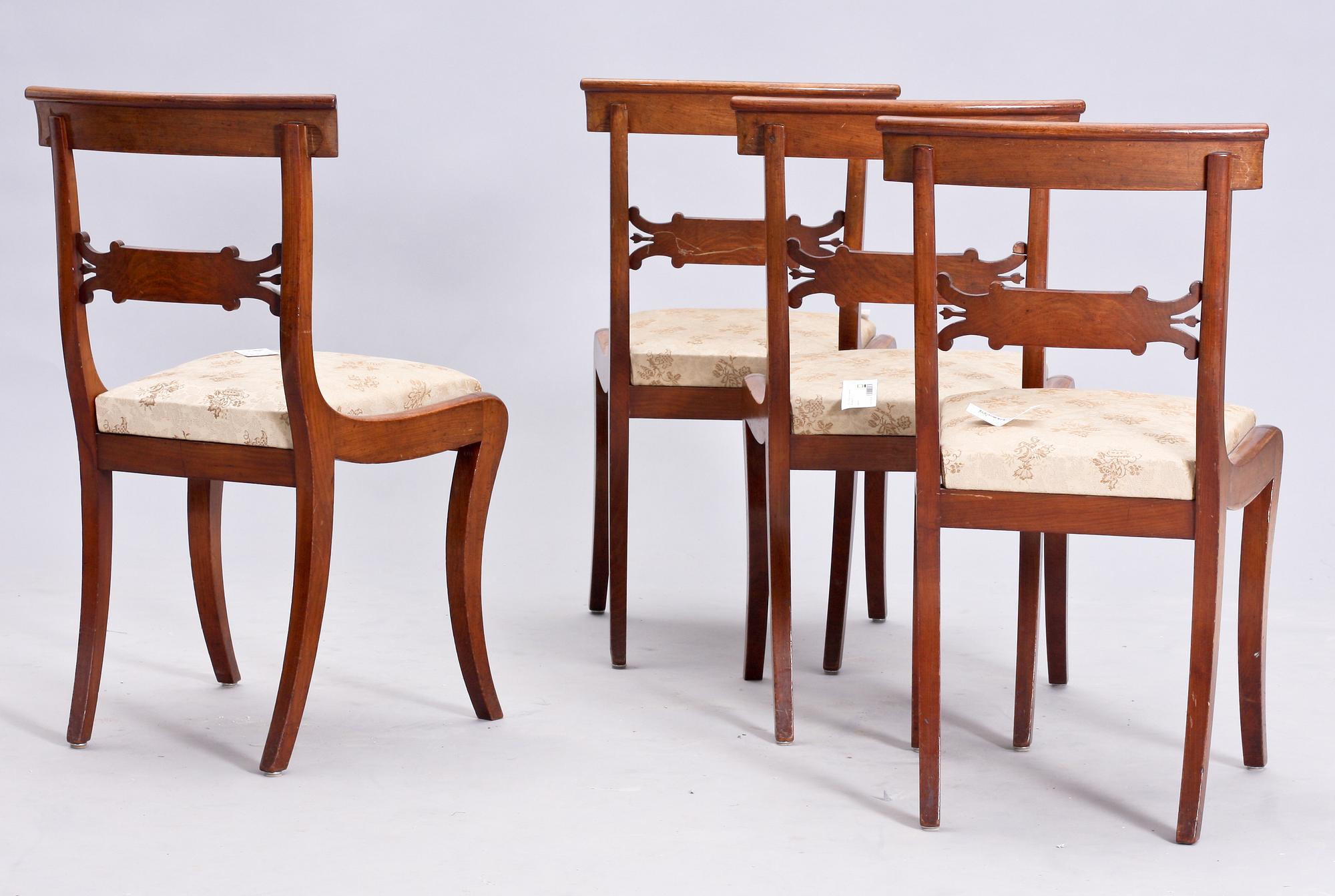 STOLAR, 4 st, senempire, 1800-talets mitt.