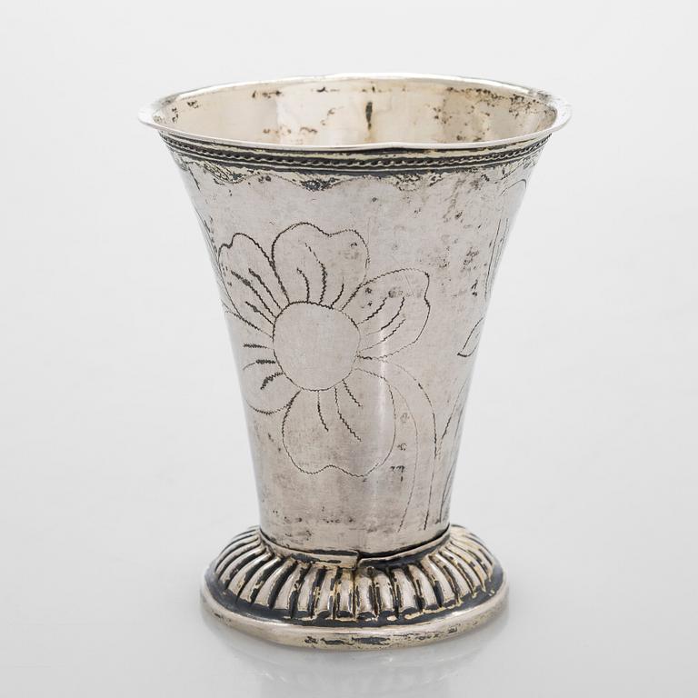 Petter Törnqvist, bägare, silver, Tavastehus 1796.
