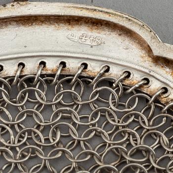 A russian silver purse, Odessa, early 20th century.