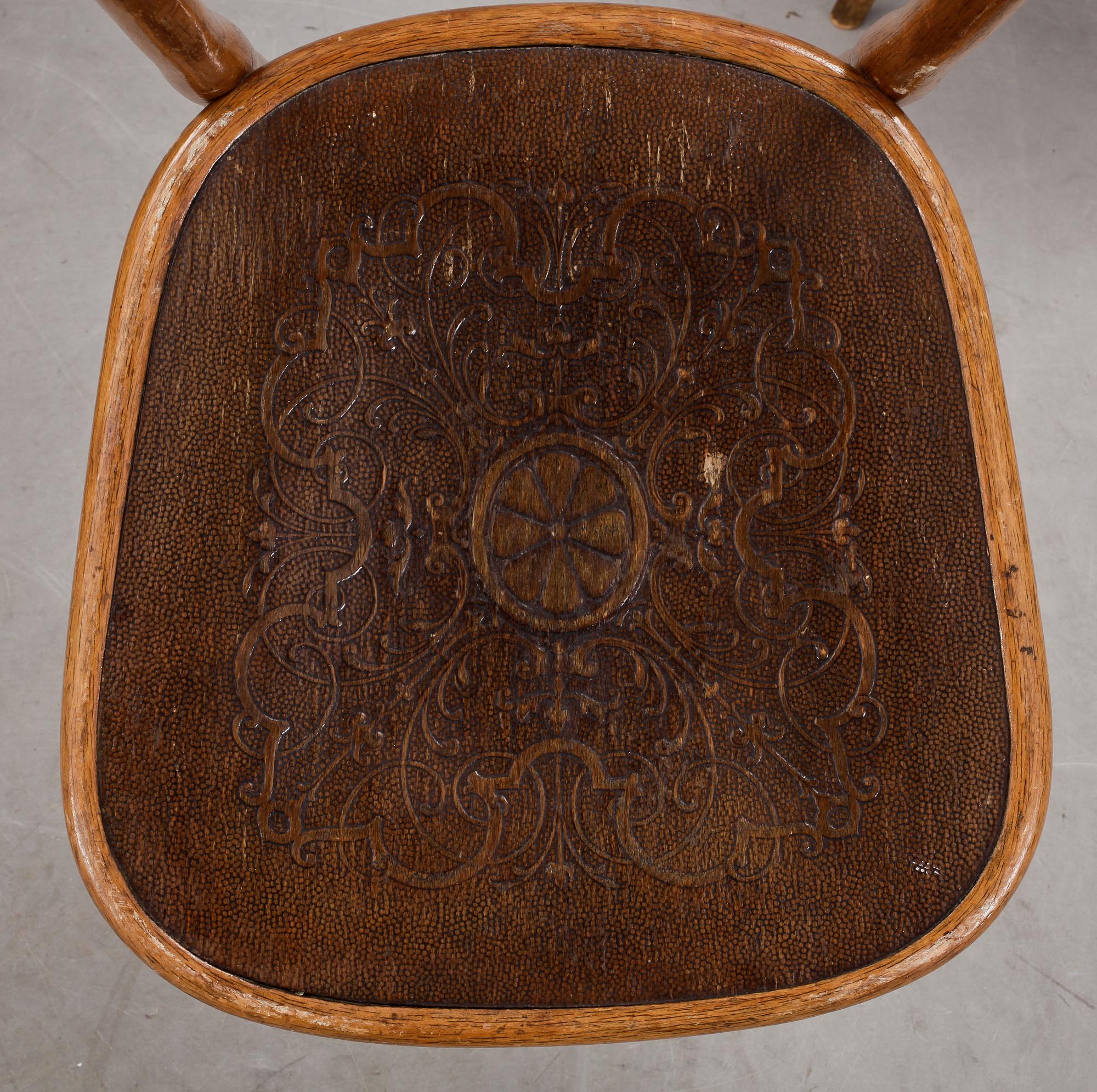 STOLAR, 4st, Thonet, 1900-talets första hälft.