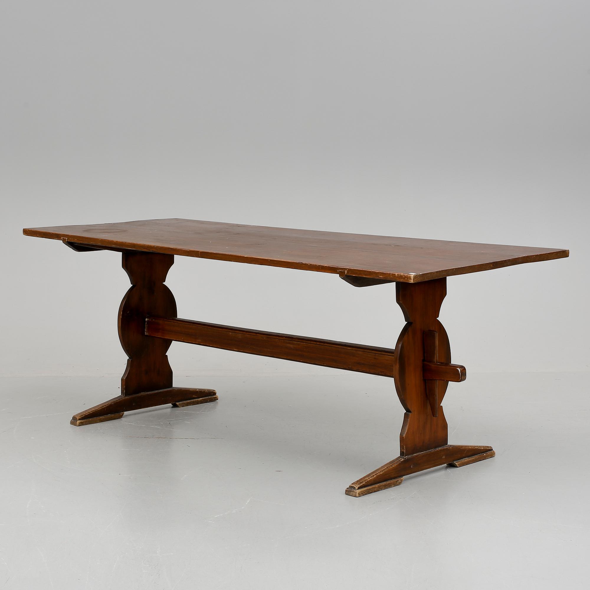 BOCKBORD, 1900-talets första hälft.