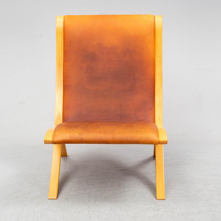 PETER HVIDT & ORLA MØLGAARD NIELSEN, fåtölj, "X-stolen", Fritz Hansen, Danmark.