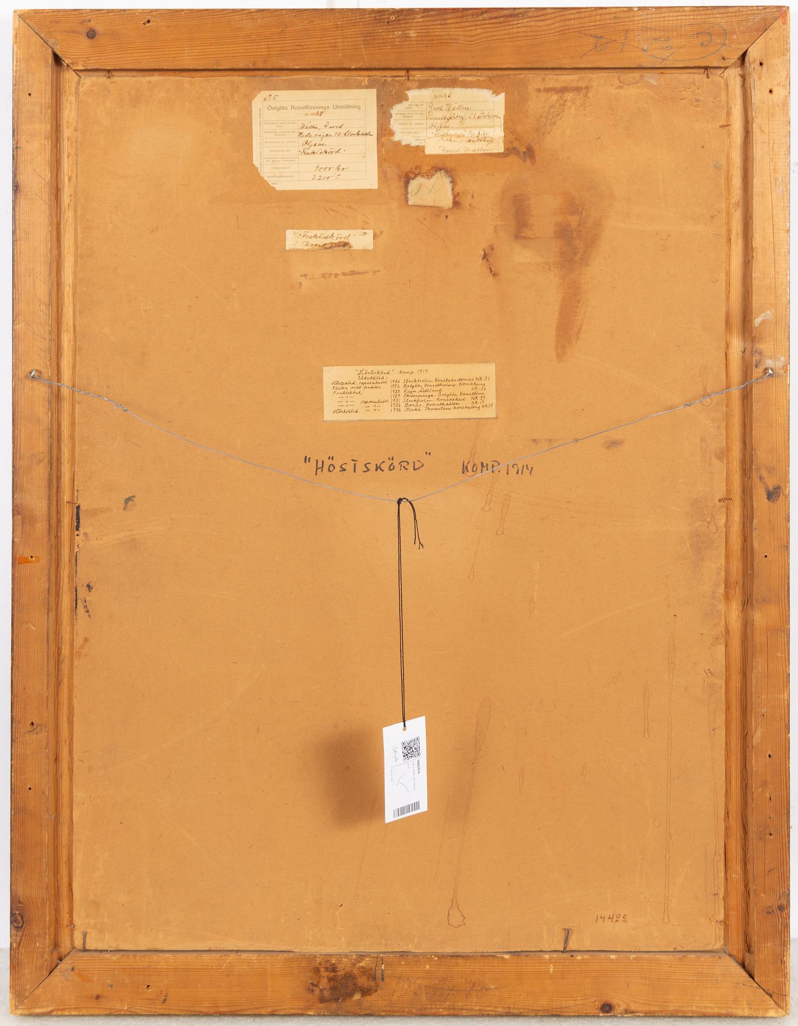 David Wallin, "Fruktskörd".