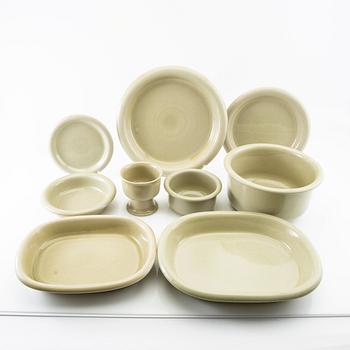 Signe Persson-Melin, service approx. 81 pcs "Celadon" Boda Nova late 20th century porcelain.