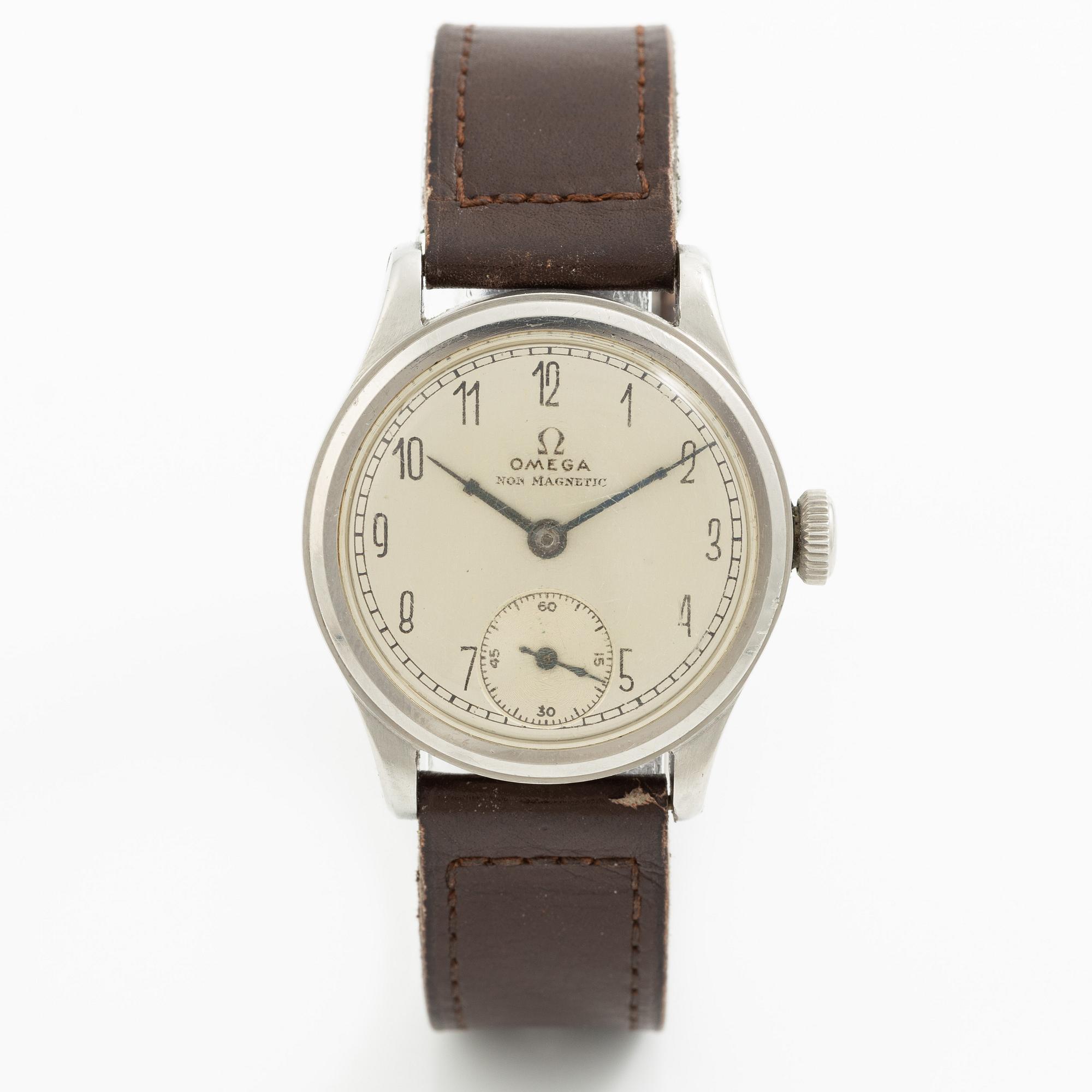 Omega, Non-Magnetic, armbandsur, 30,5 mm.