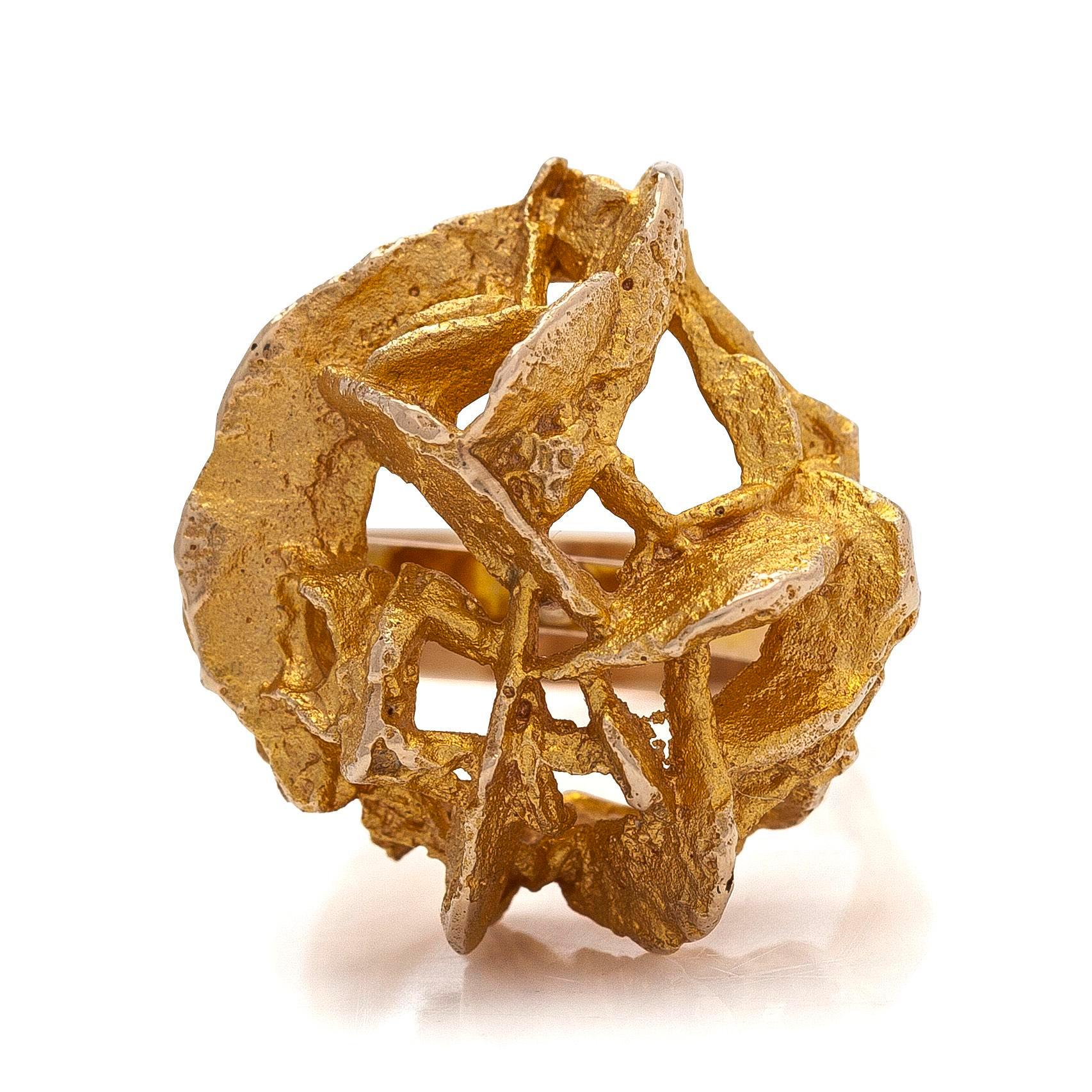 Björn Weckström, ring, "Kioto", 14K guld, Kruunu Koru Oy/Lapponia 1968.