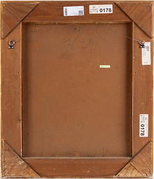 Alf Wallander, oil on canvas/paper-panel, signed.