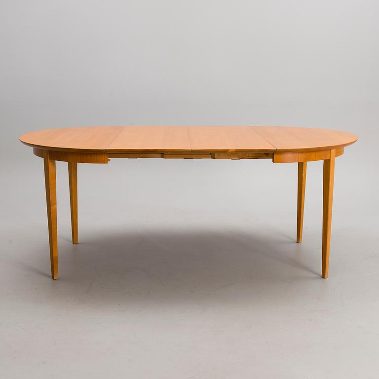 DINING TABLE, model 3006, Asko and CHAIRS, pcs designed Olavi Lieto, Asko 1950s.