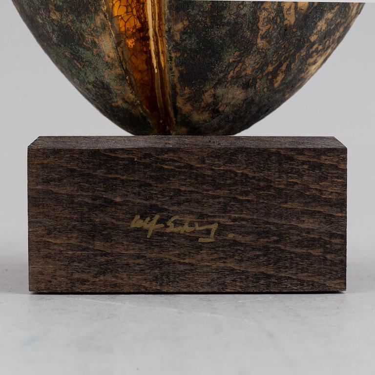 A stoneware sculpture by Alf Ekberg, signed.