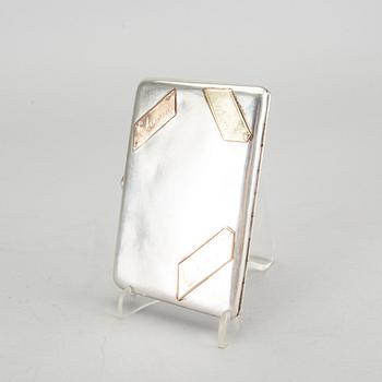 A 1908-1926 Russian silver cigarette case.