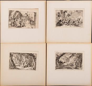 Johann Wilhelm Baur, 39 etchings, plate signed.