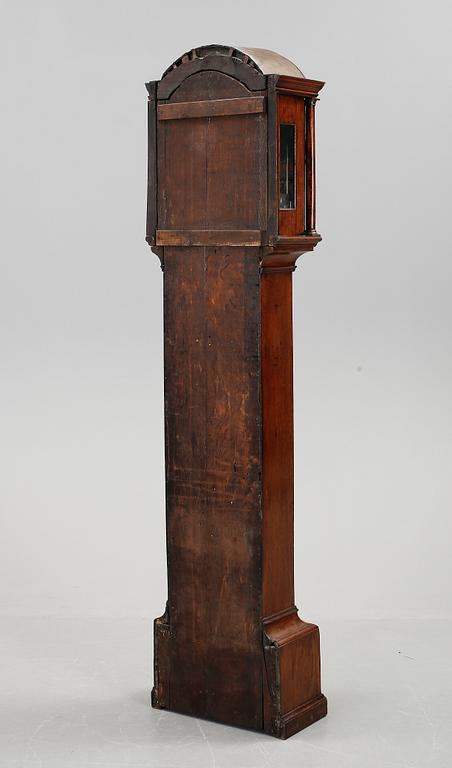 GOLVUR, med två lod samt pendel, England, 1800-talets första hälft.