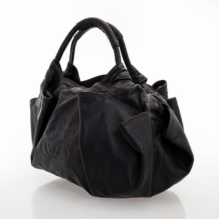 Loewe, a leather handbag.