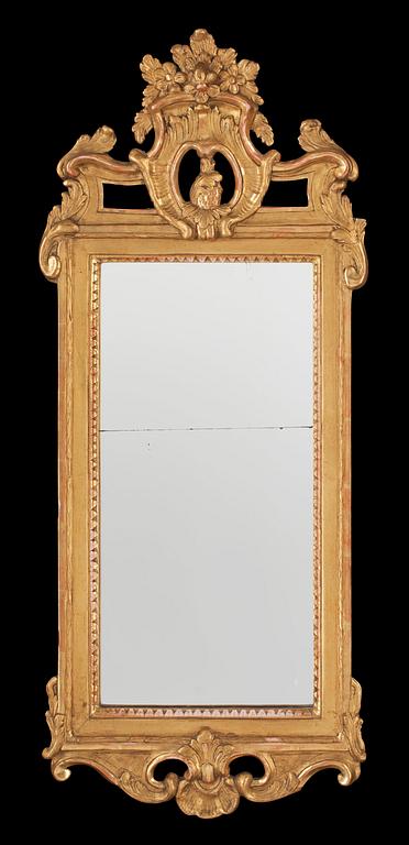 A Swedish Transition mirror, Stockholm 1770's.