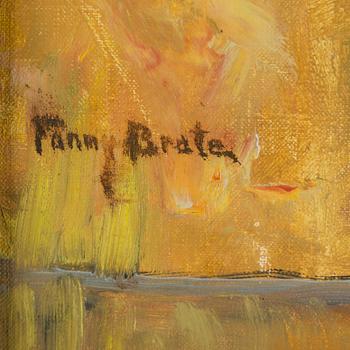 FANNY BRATE, oil on canvas, signed.