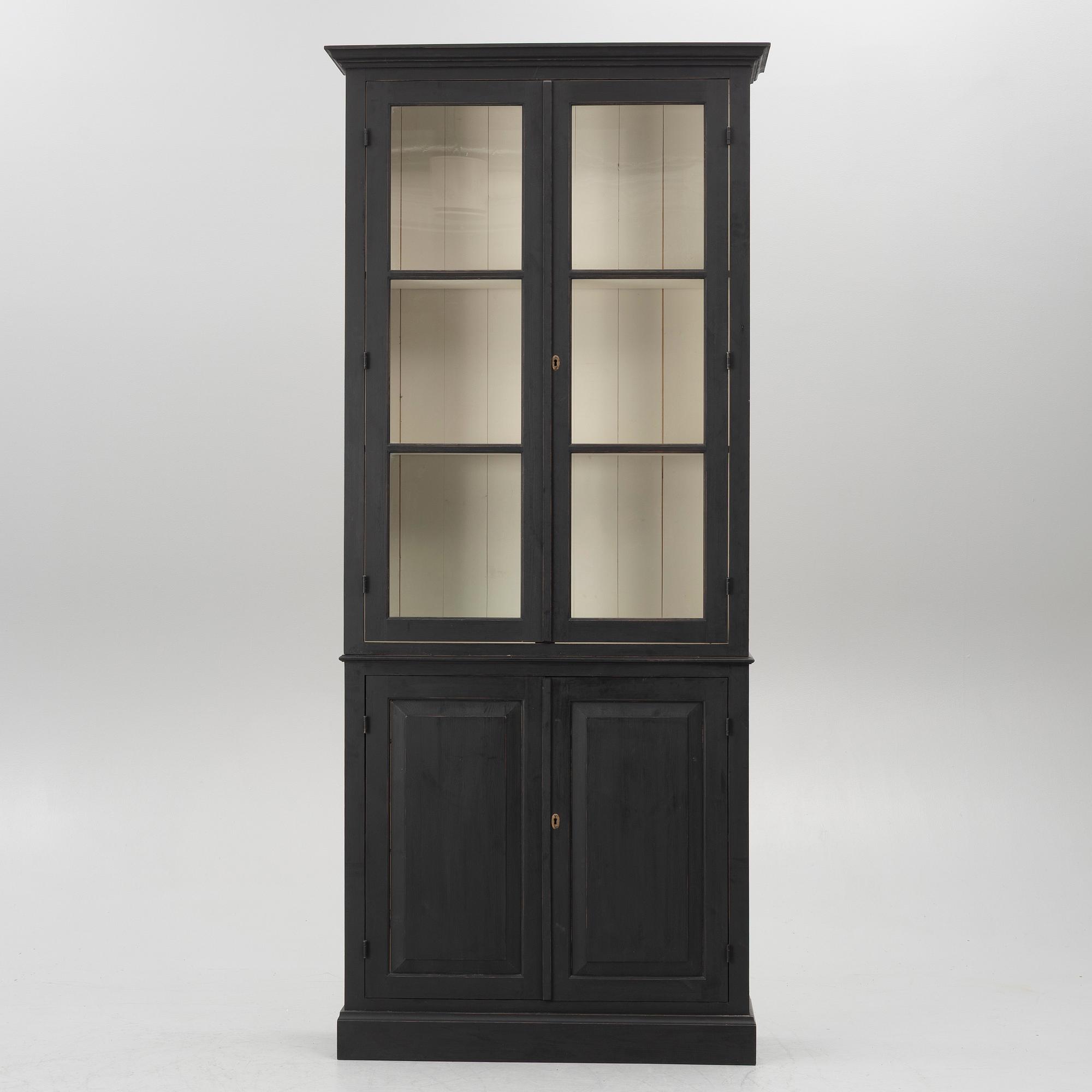 A bookcase, contemporary.