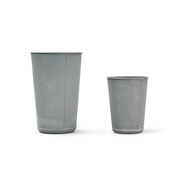 Two metal paper bins from Bloomingville.