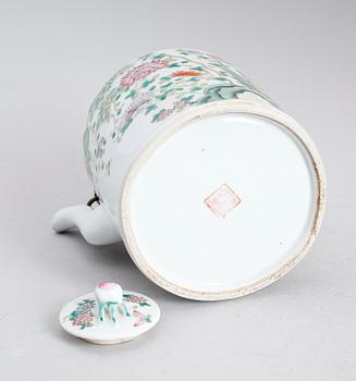 TEKANNA, porslin, Kina, Kanton, 1800-/1900-tal.
