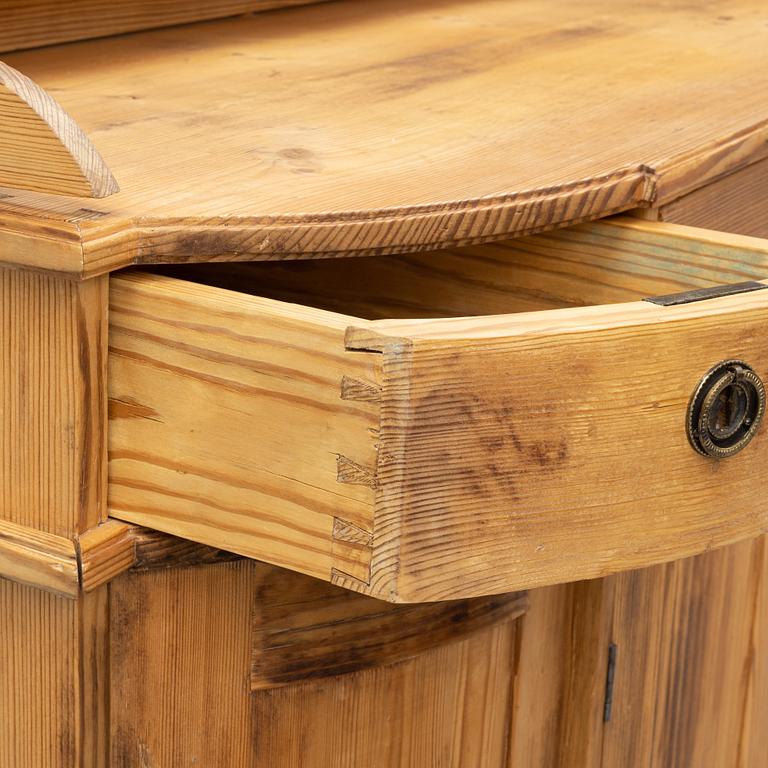 A 18th/19th Century pine cupboard.