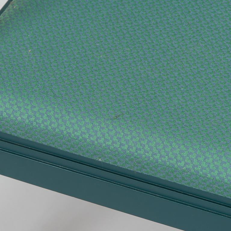 Eliel Saarinen, a “Blue Suite” sofa, Adelta, Finland. Model designed 1929 for Saarinen House, Cranbrook.