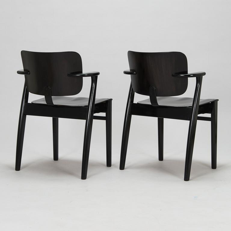 Ilmari Tapiovaara, a set of four mid-20th-century 'Domus' chairs, for Keravan Puutoellisuus, Finland.