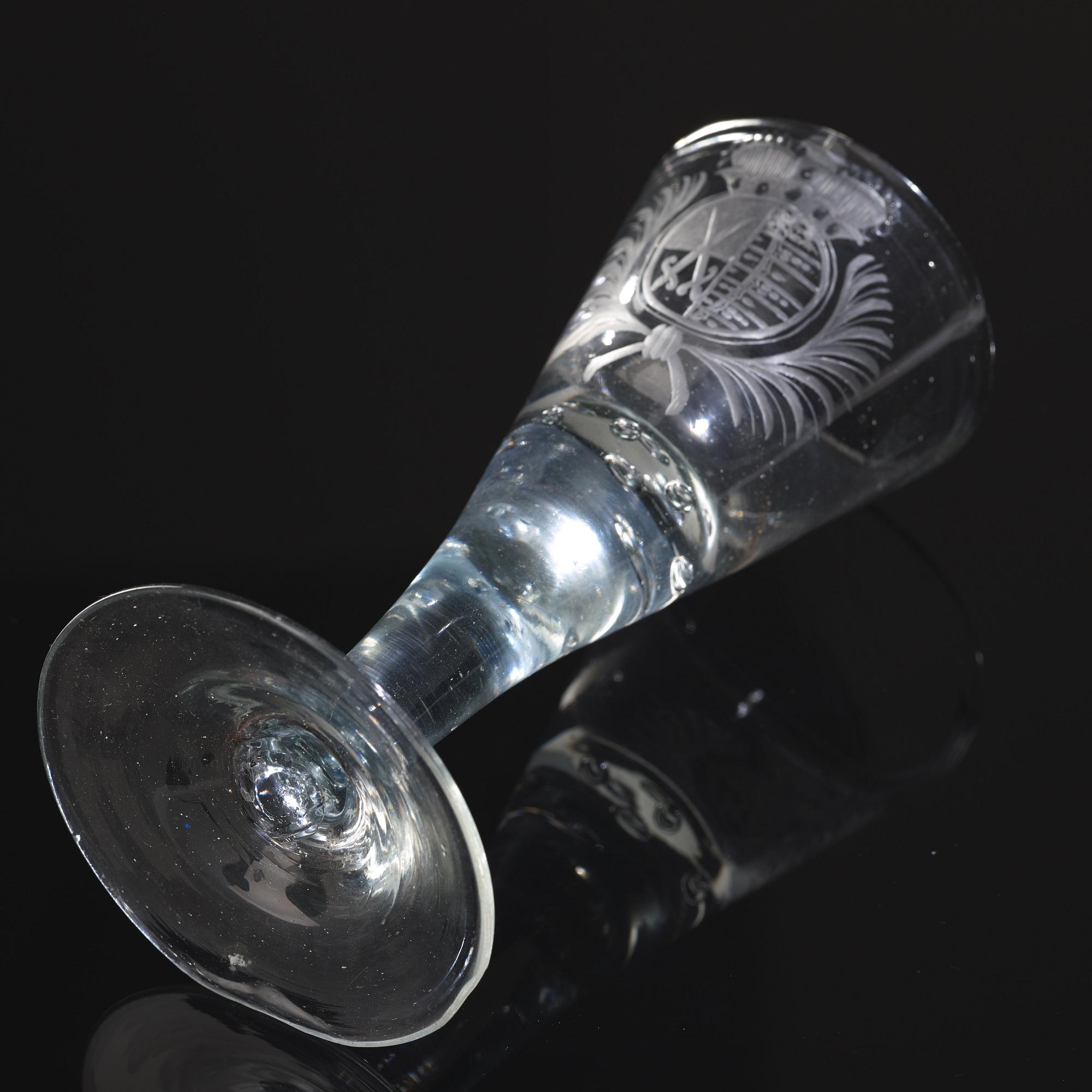 SPETSGLAS. Tyskland, 1700-tal.