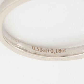 Brilliant cut diamond ring.