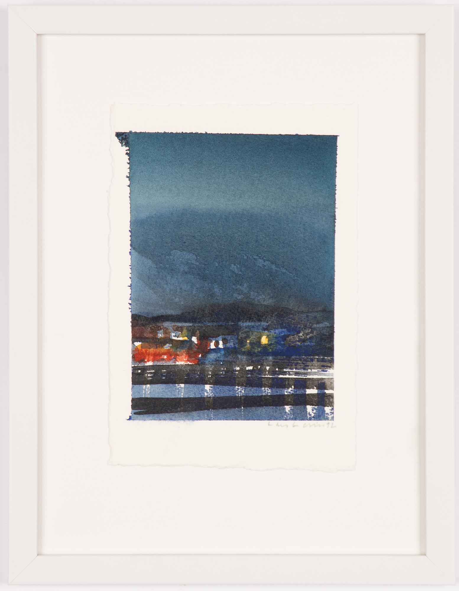 Lars Lerin, "Winter in Lofoten".