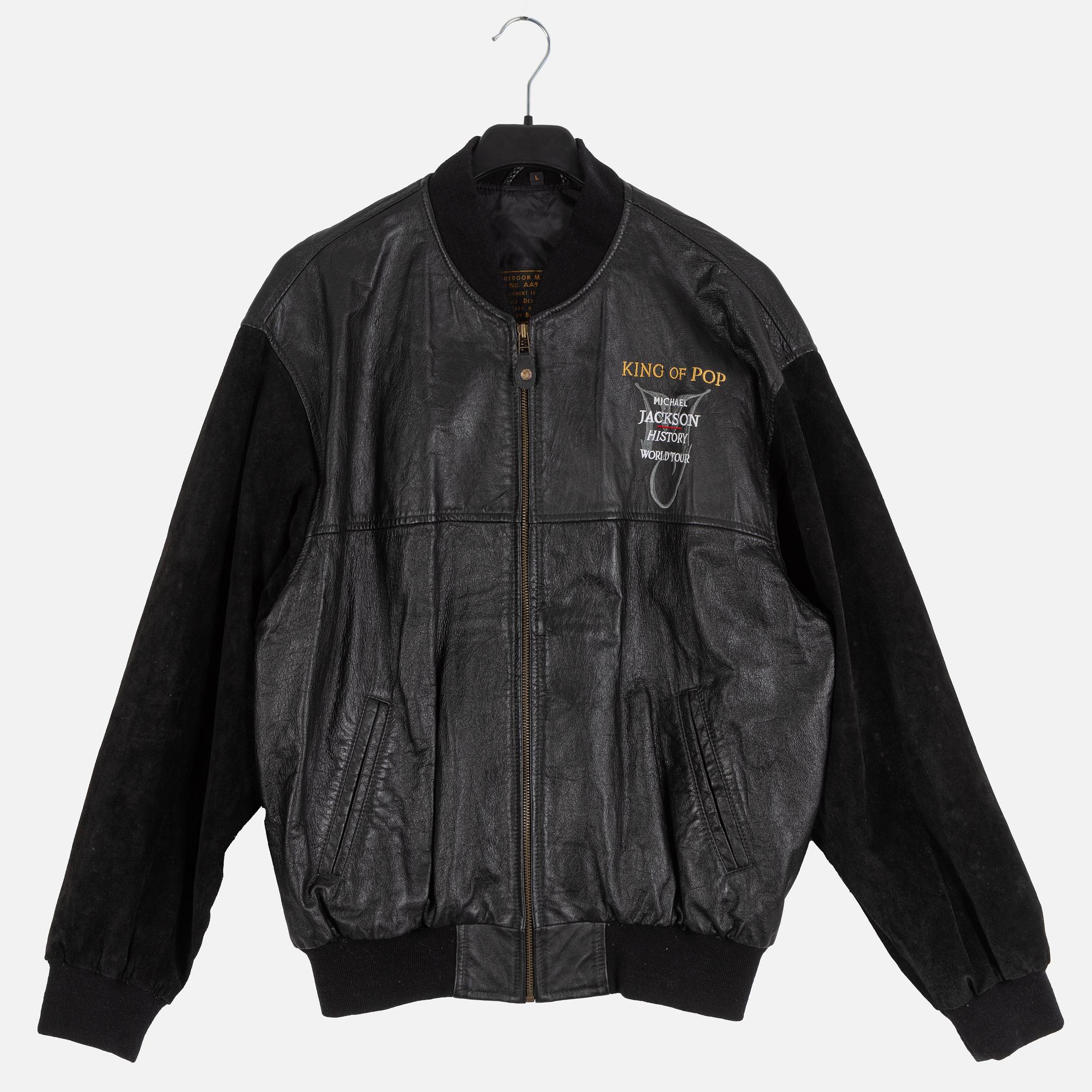 Michael Jackson History World Tour Leather Jacket.