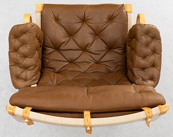 Bruno Mathsson, a 'Pernilla' armchair, Dux, later part of the 20th century.