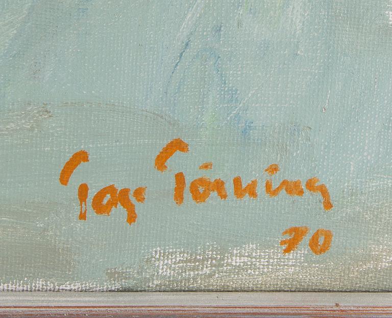Tage Törning, oil on canvas, signed and dated -70.