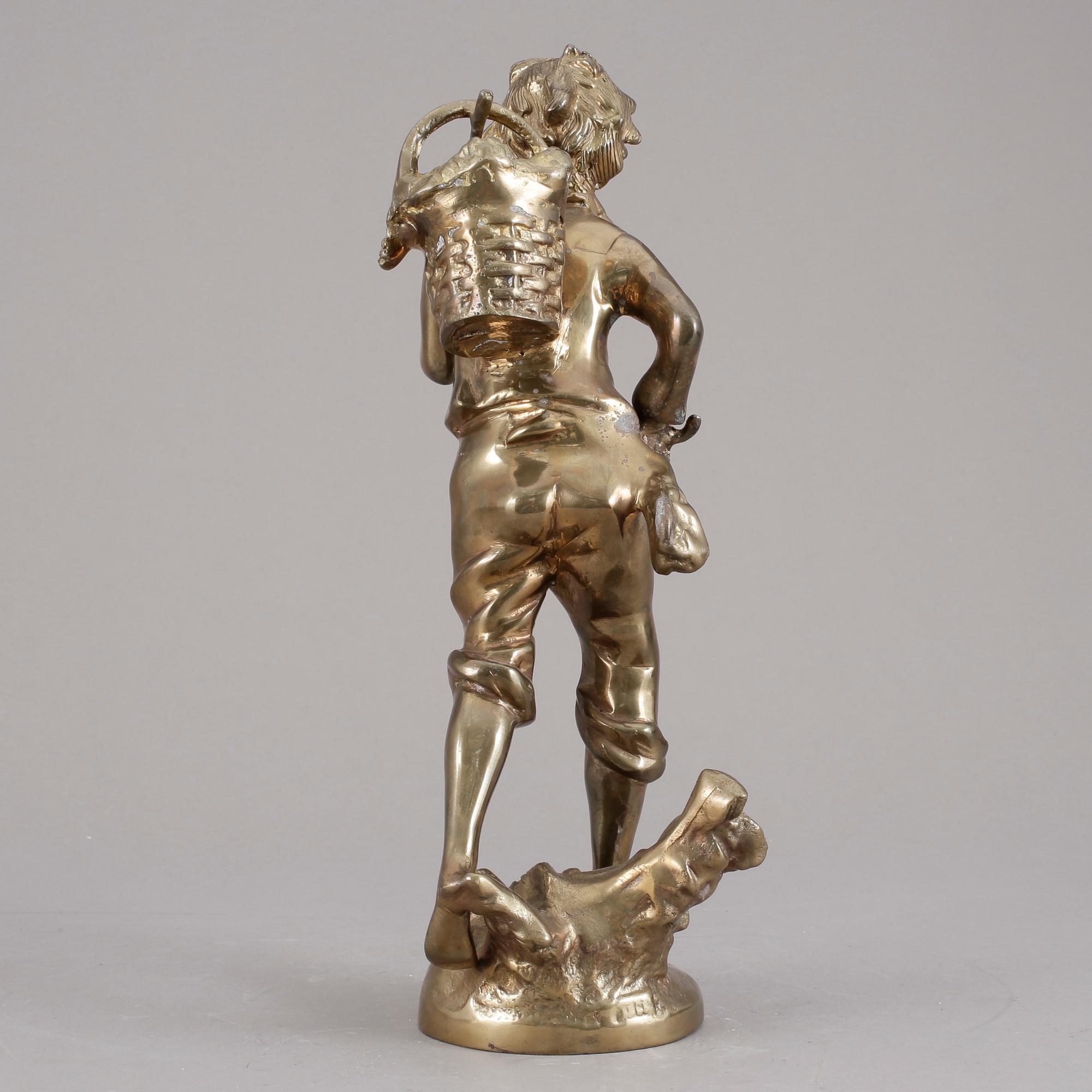 SKULPTUR, mässing, 1900-talets andra hälft.