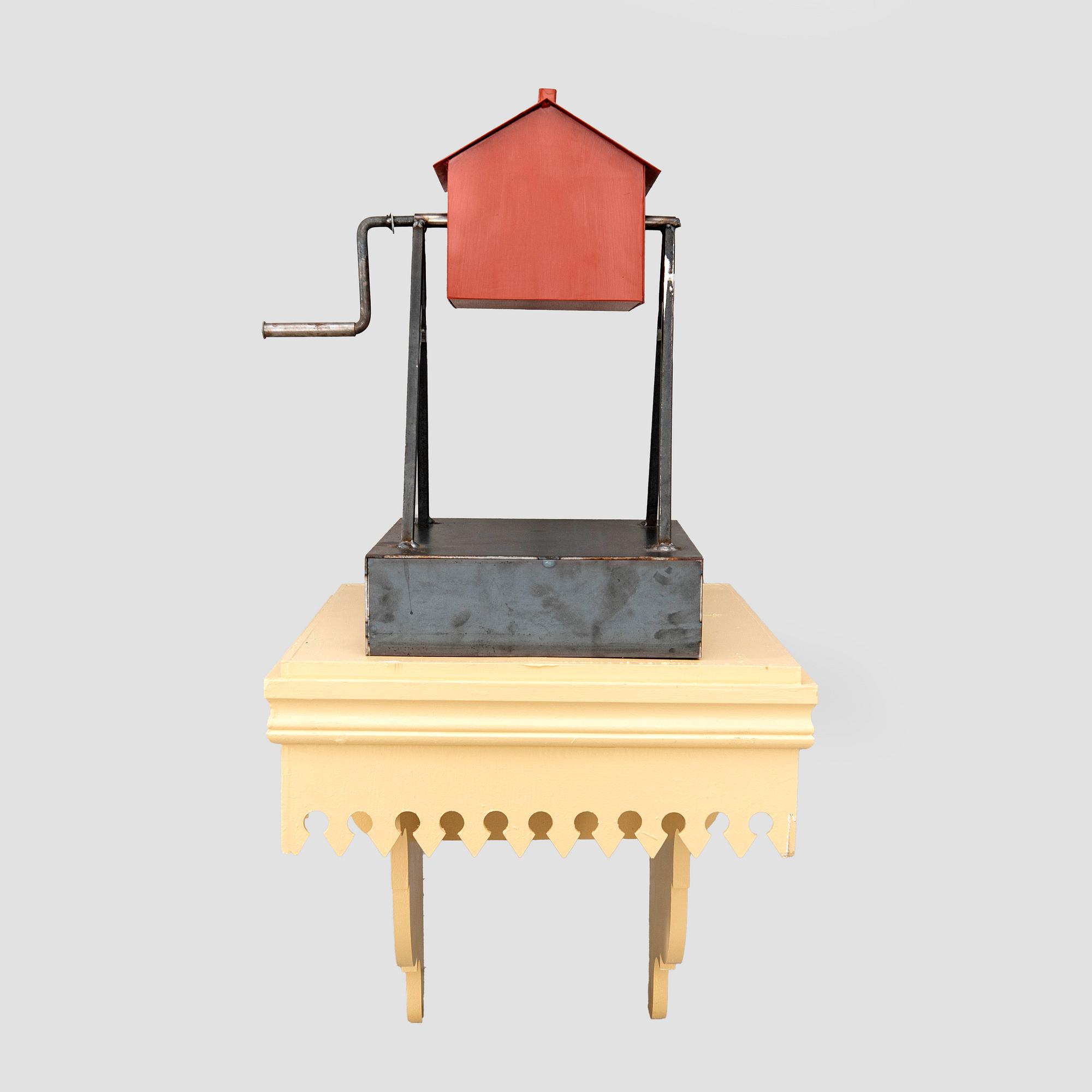 Peter Johansson, Skulptur, "Stuga", 2022.