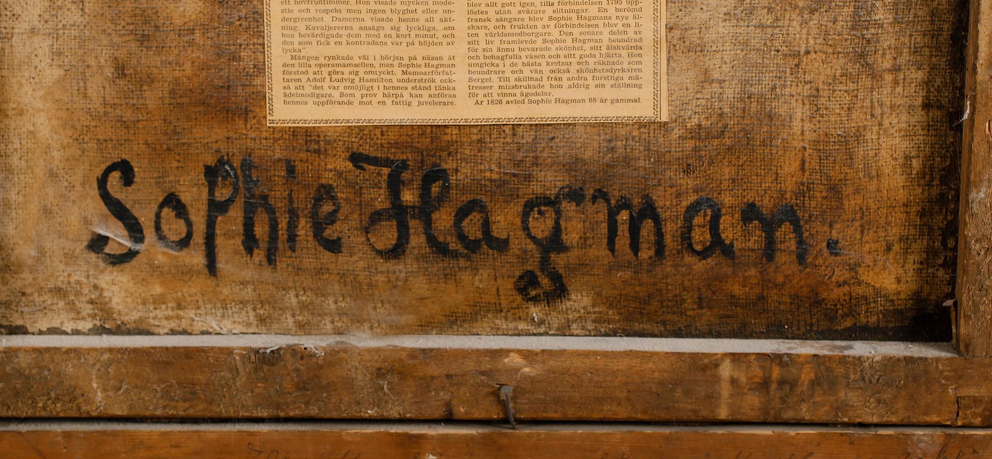 OKÄND KONSTNÄR, olja på duk, 1800-tal.