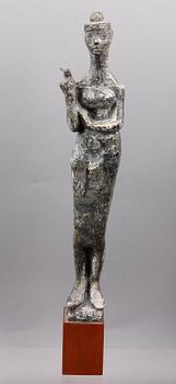 PUCK STOCKLASSA, skulptur, gips, sign Puck.