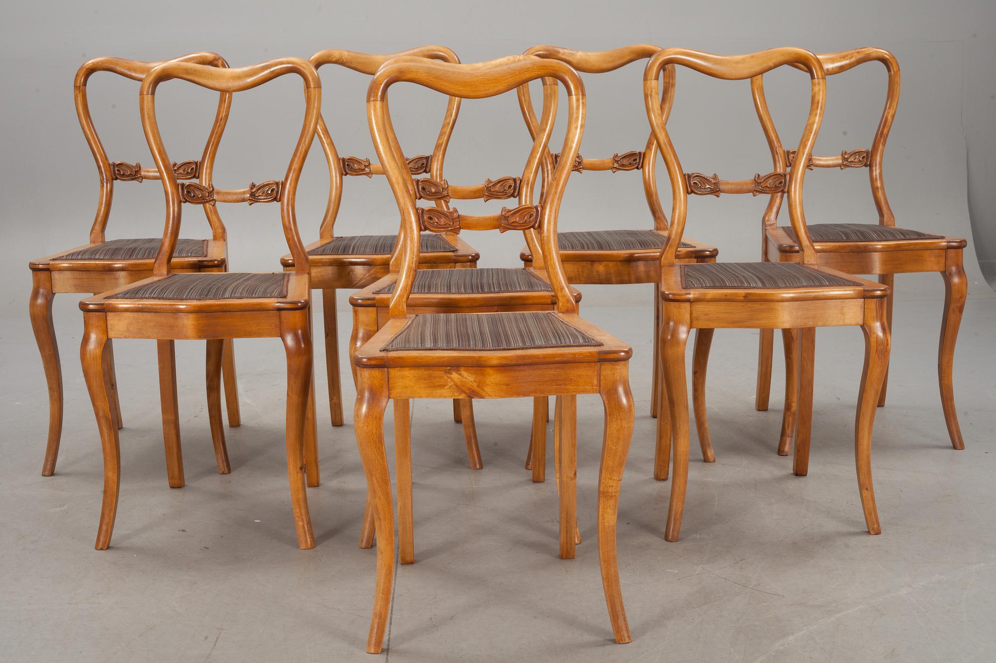 STOLAR, 8 st, nyrokoko, omkring 1900.