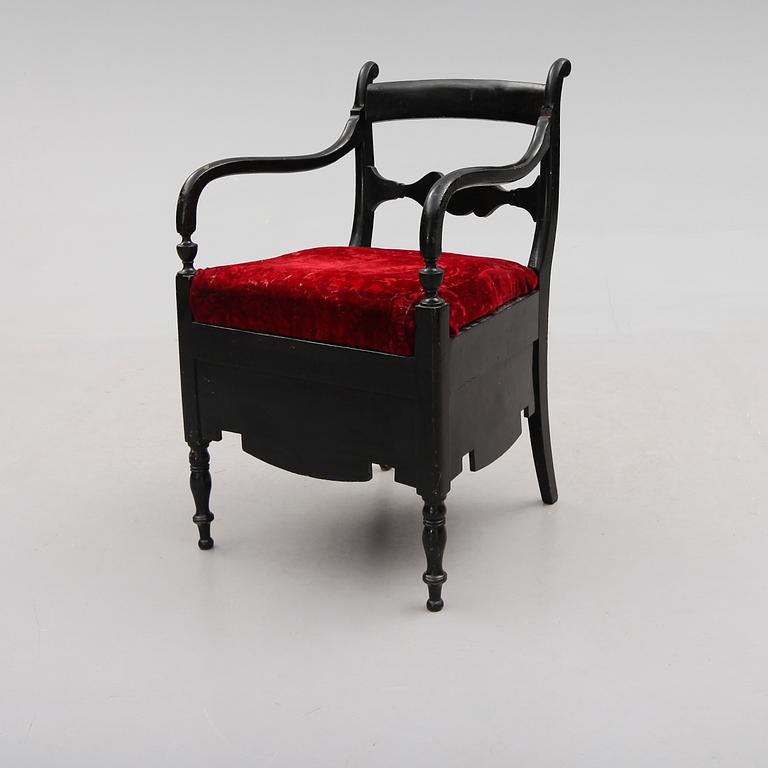 POTTSTOL, 1800-talets andra hälft.